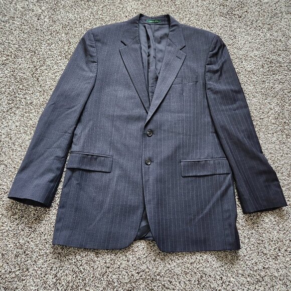 Lauren Ralph Lauren Other - Vintage Lauren Ralph Lauren 100% New Wool Blazer Mens 42XL Gray Pinstripe Canada